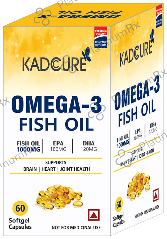 Kadcure Omega 3 Fish Oil Capsule 60s