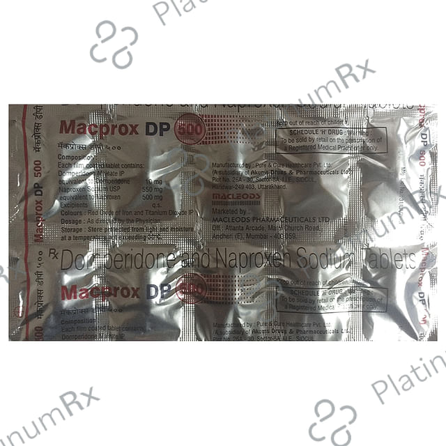 Macprox DP 10/500mg Tablet 10s