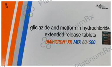 Diamicron Mex 60/500mg Tablet XR 14s