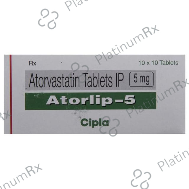 Atorlip 5mg Tablet 15s