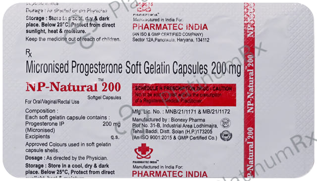Np Natural 200mg Softgel Capsule 10s