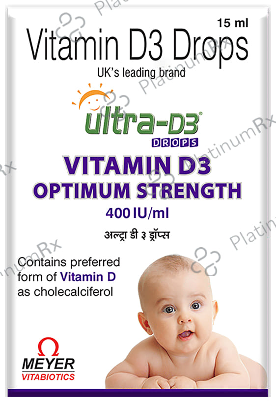 Ultra D3 400IU Pineapple Flavour Oral Drops 15ml