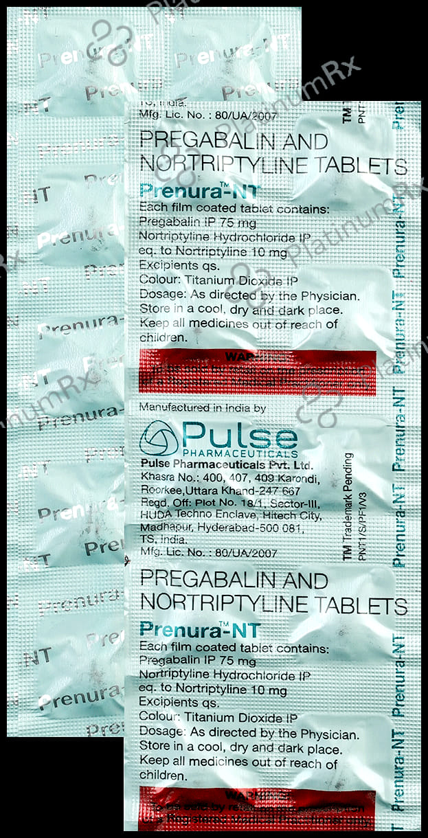 Prenura NT 10/75mg Tablet 10s