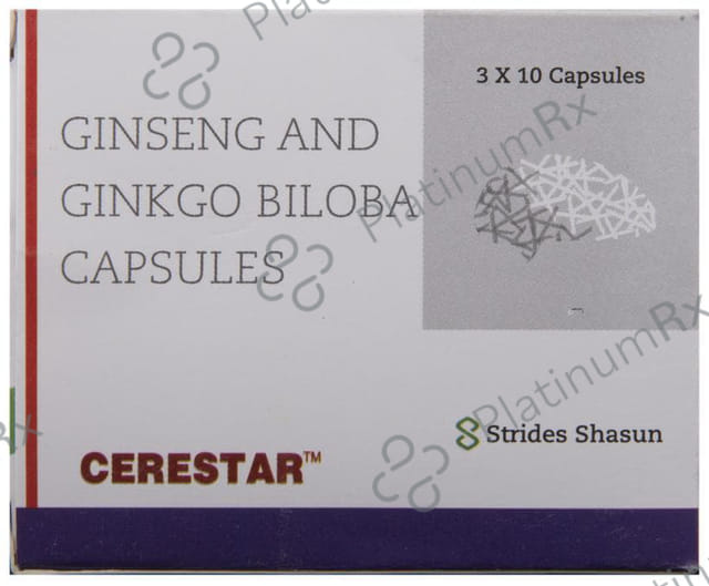 Cerestar 60mg Capsule 10s
