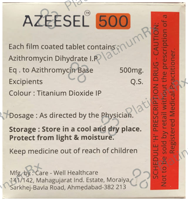 Azeesel 500 Tablet