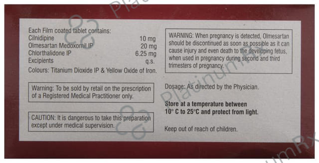 Olkem Trio 6.25/10/20mg Tablet 10s