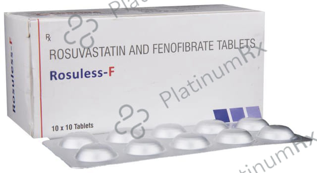Rosuless F 160/10mg Tablet 10s