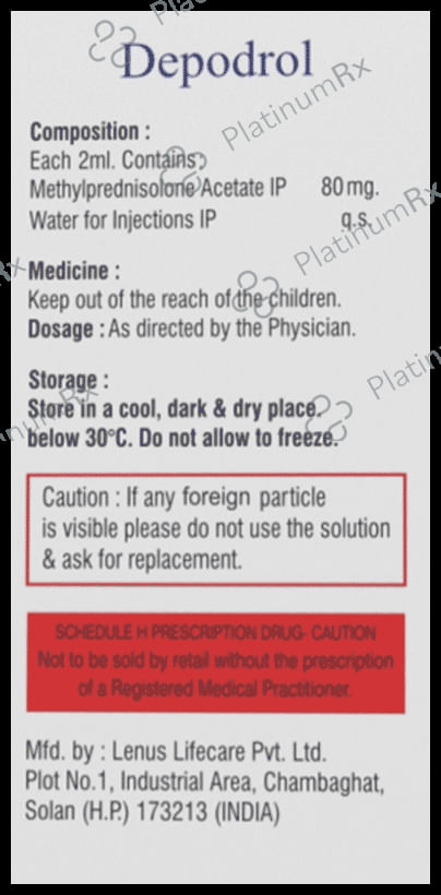 Depodrol 80mg Injection 2ml