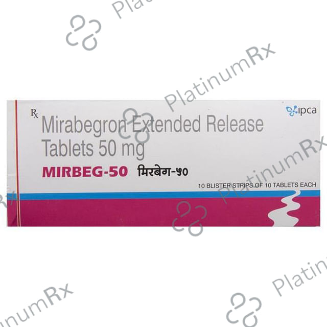 Mirbeg 50mg Tablet ER 10s