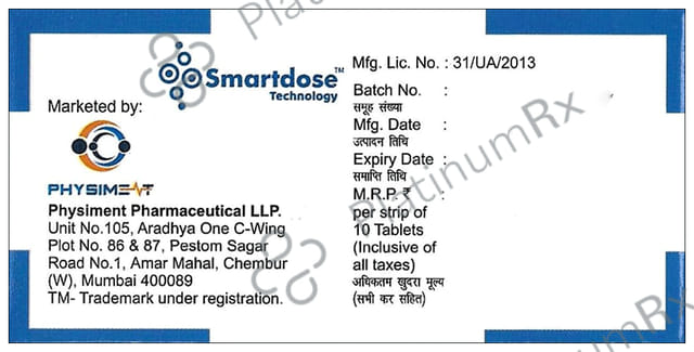 Physidap 10mg Tablet 10s