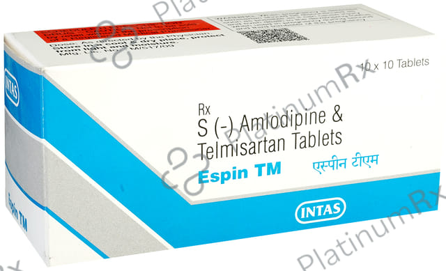 Espin TM 40/2.5mg Tablet 10s
