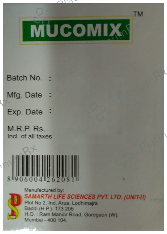 Mucomix 20% Injection 2ml