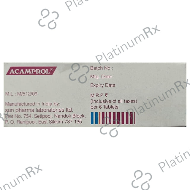 Acamprol 333mg Tablet 6s