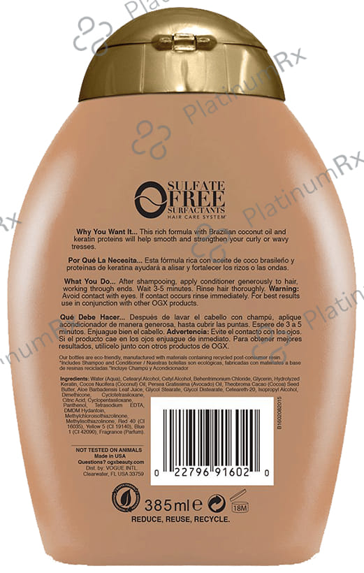 OGX Ever Straightening+ Brazilian Keratin Therapy Conditioner