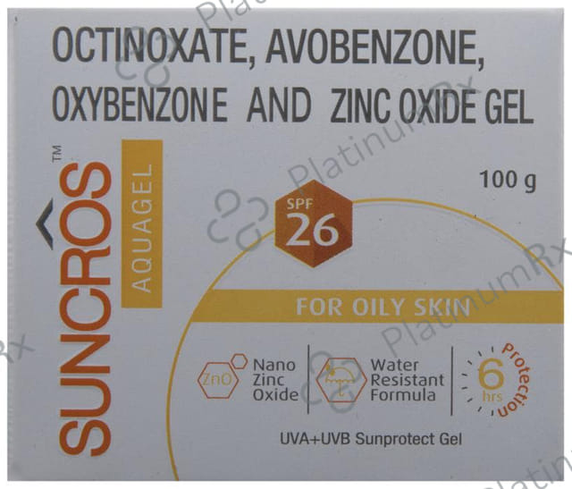 Suncros SPF 26 Gel 100gm