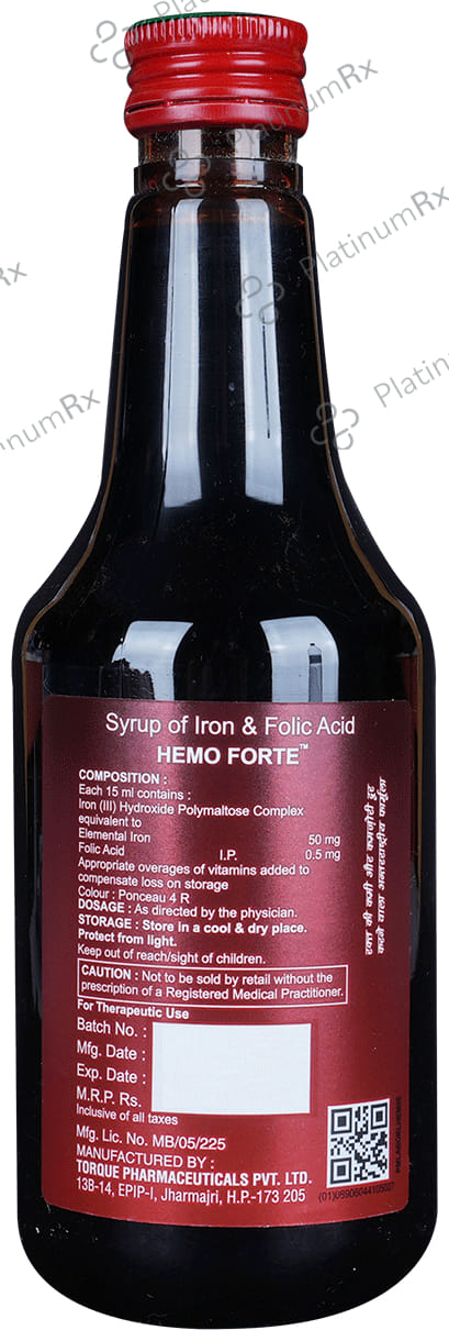 Hemoforte Iron & Folic Acid Syrup 300ml
