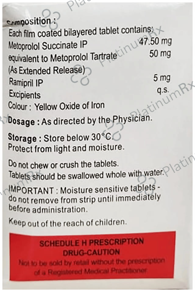 Met XL R 50/5mg Tablet 15s