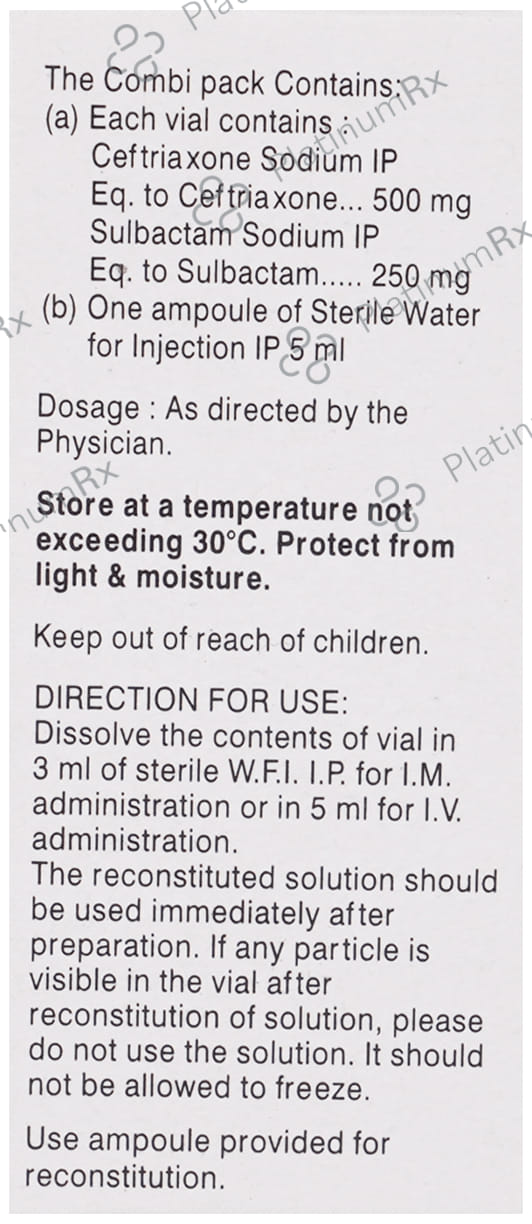 Lupitrix S 500mg/250mg Injection