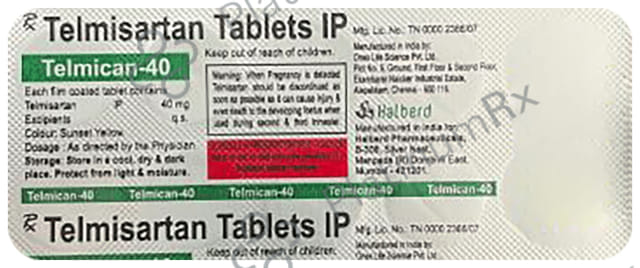 Telmican 40 Tablet