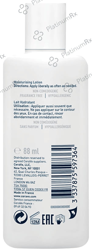 CeraVe Moisturising Lotion for Dry to Very Dry Skin 88 ml