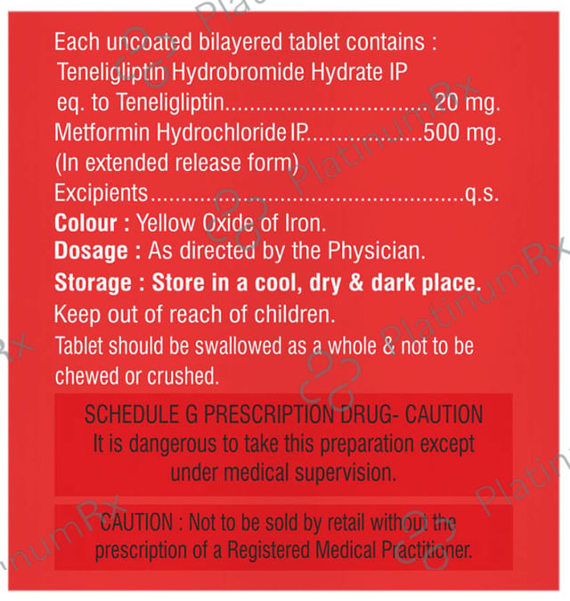 Tenlevil M 500/20mg Tablet SR 10s