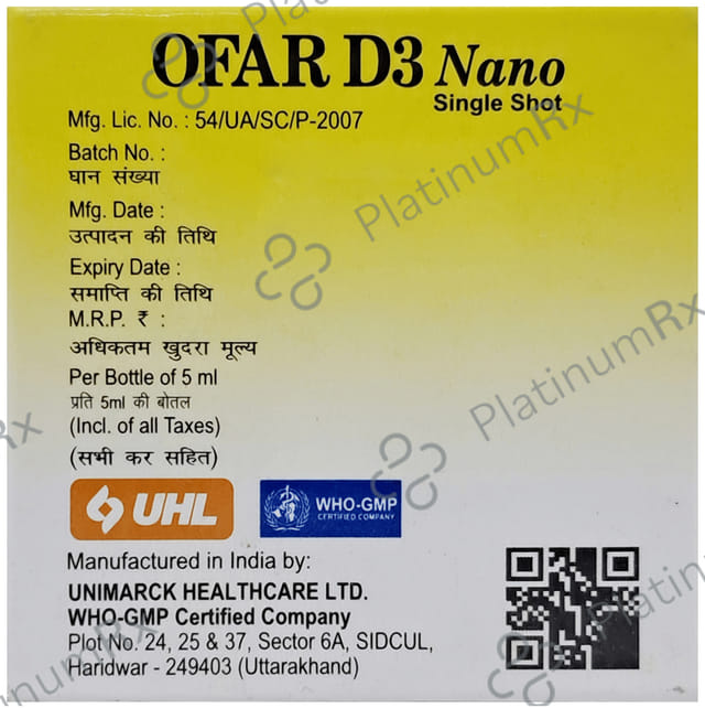 Ofar D3 Nano Single Shot Oral Solution