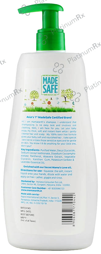 Mamaearth Gentle Cleansing Shampoo for Babies 400ml