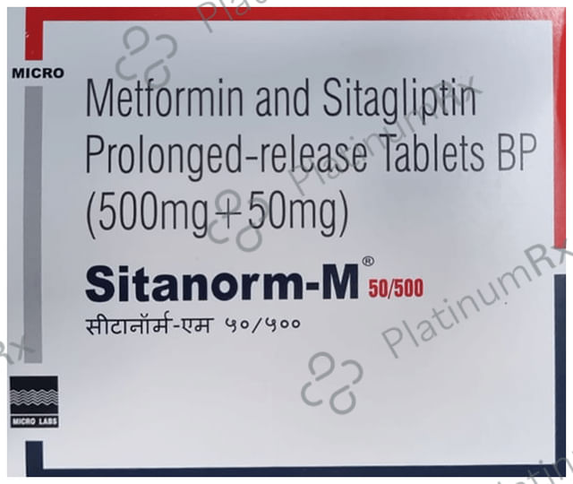 Sitanorm M 50/500mg Tablet PR 15s