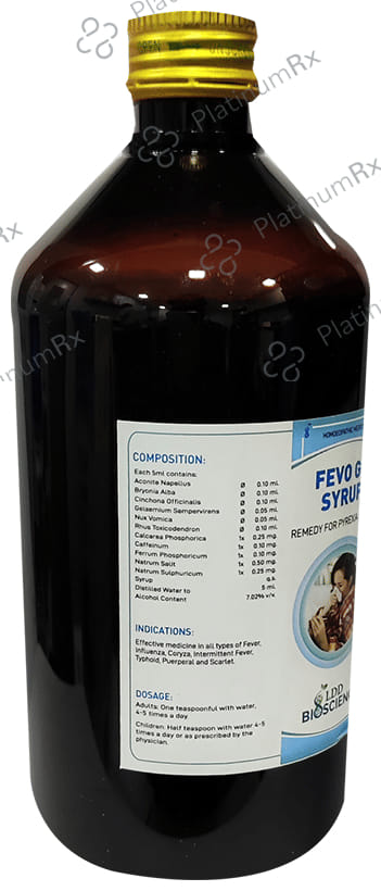 LDD Bioscience Fevo Go Syrup 450 ml