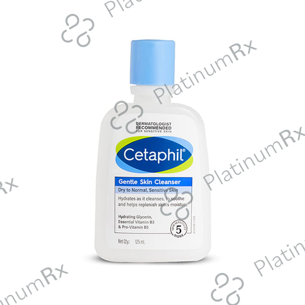 Cetaphil Gentle Skin Cleanser For Dry To Normal Sensitive Skin Gel 125ml