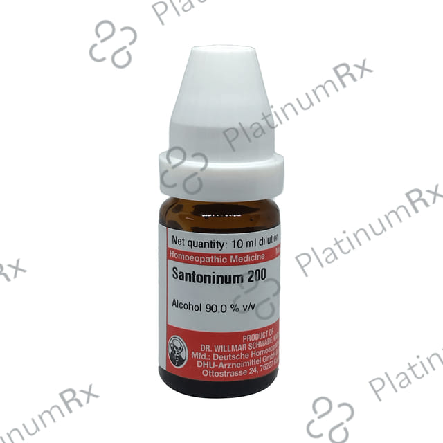 Dr Willmar Schwabe Germany Santoninum Dilution 200