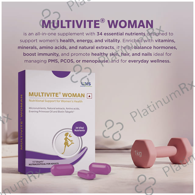 Multivite Woman Nutritional Support For Women's Health 15s