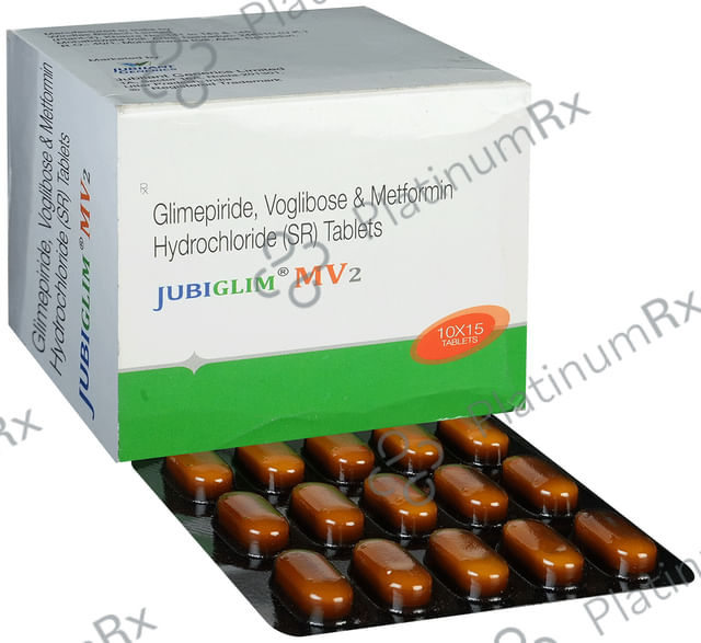 Jubiglim MV 2/500/0.2mg Tablet SR 15s