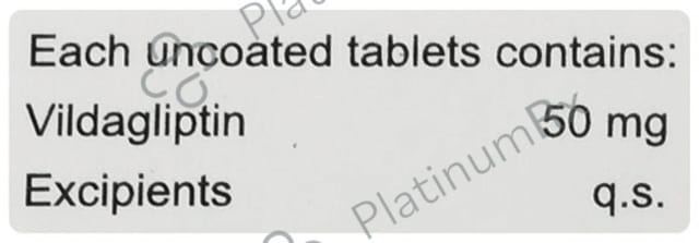 Vildader 50mg Tablet 15 tablets