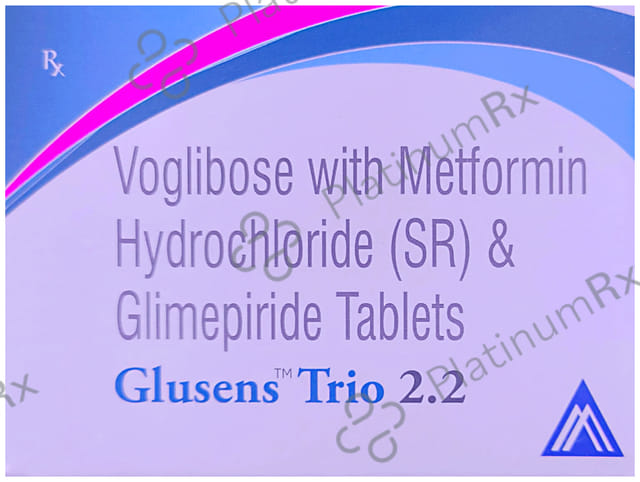 Glusens Trio Tablet SR 10s