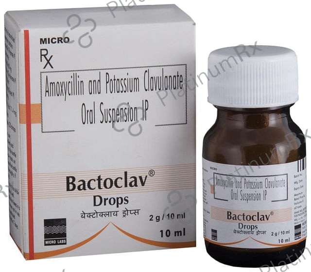 Bactoclav 80/11.4mg Drop 10ml