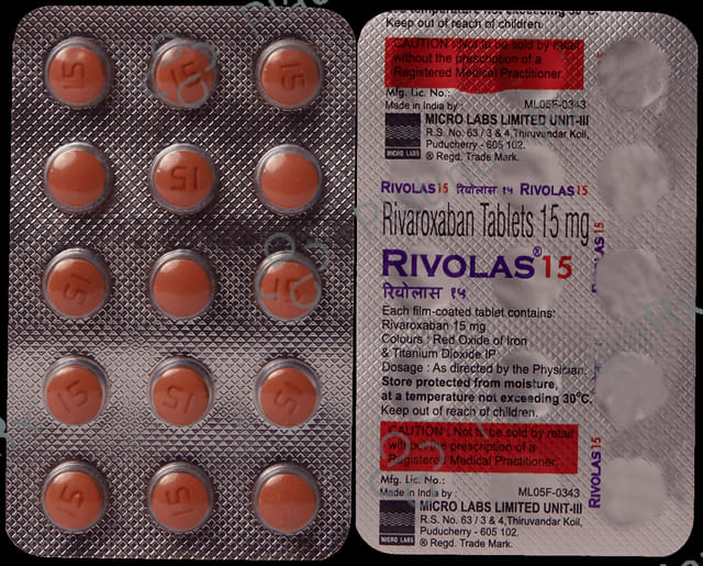 Rivolas 15mg Tablet 15s