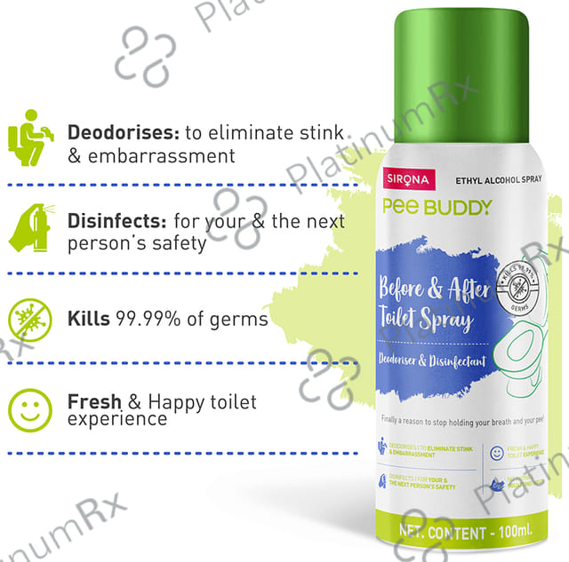 Sirona Toilet Seat Sanitizer Spray