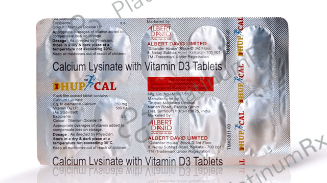 Dhup Cal D3 250mg Tablet 10s