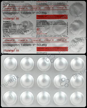 Vildanex 50mg Tablet 15s
