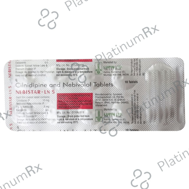 Nebistar LN 5/10mg Tablet 10s