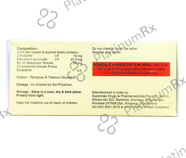 Cidinitab M 50/10mg Tablet SR 10s