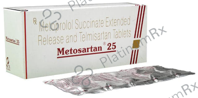 Metosartan 25/40mg Tablet 10s
