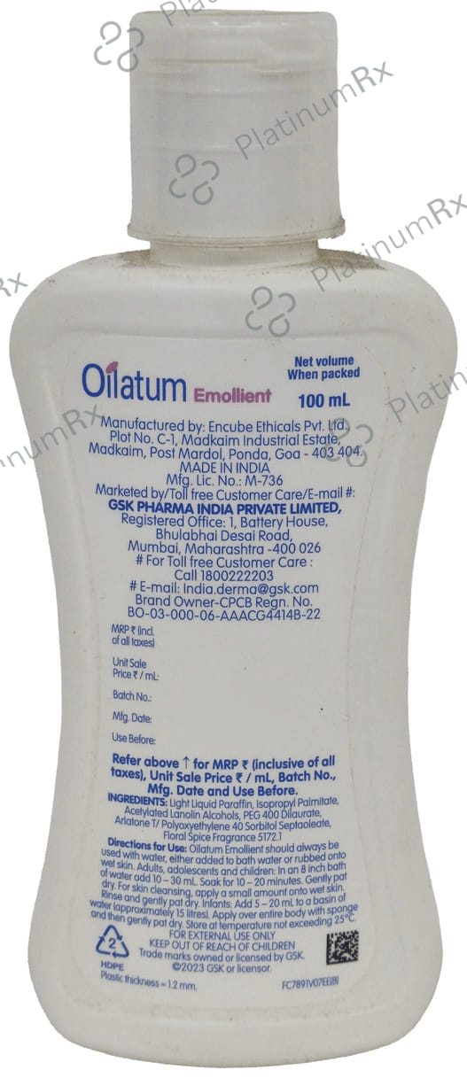 Oilatum Emollient Lotion 100ml