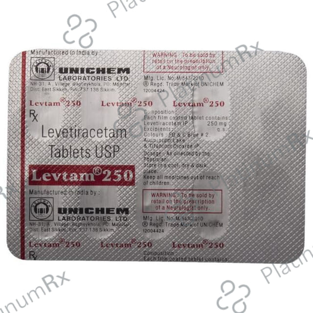 Levtam 250mg Tablet 10s