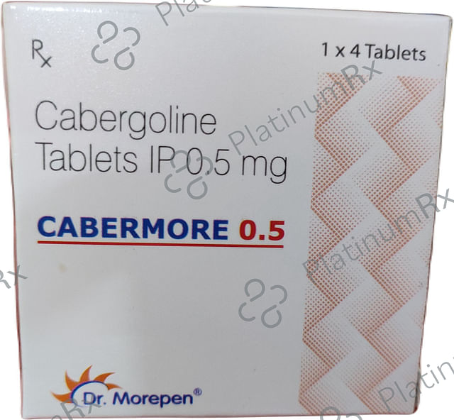 Cabermore 0.5mg Tablet 4s