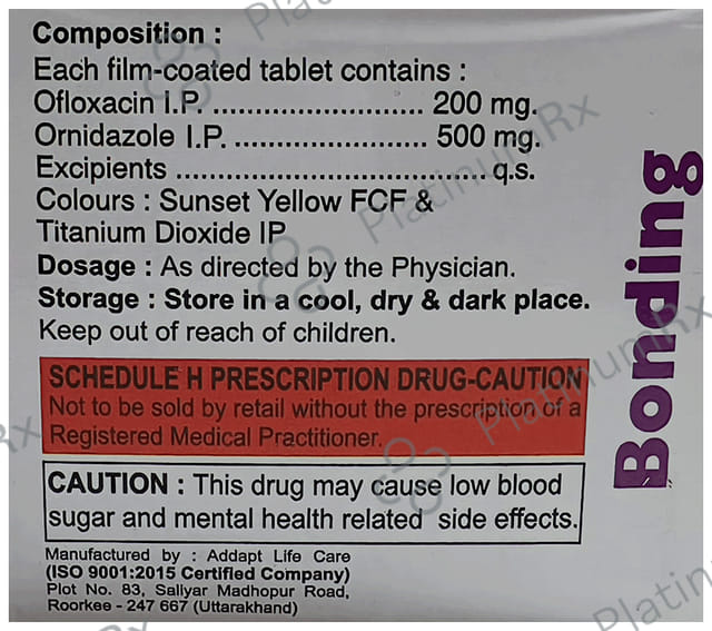 Bonding 200/500mg Tablet 10s