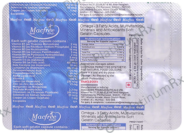 Macfree Capsule 10s