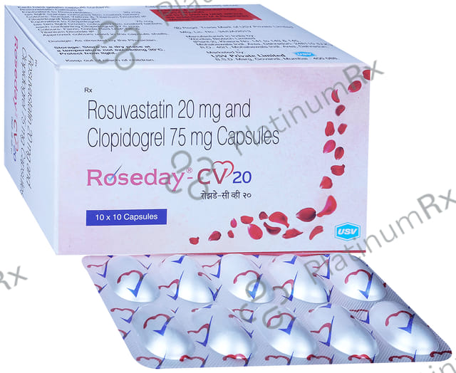 Roseday CV 20/75mg Capsule 10s