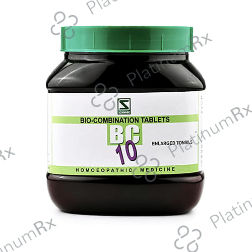 Dr Willmar Schwabe India Bio-Combination 10 (BC 10) Tablet 550 gm